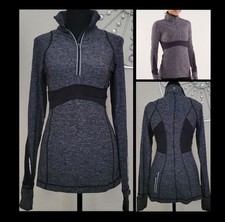 Lululemon Run Full Tilt Half Zip Pullover Size 6