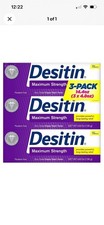 Desitin Maximum Strength Zinc Oxide Diaper Rash Paste 3-Pack Paraben-Free