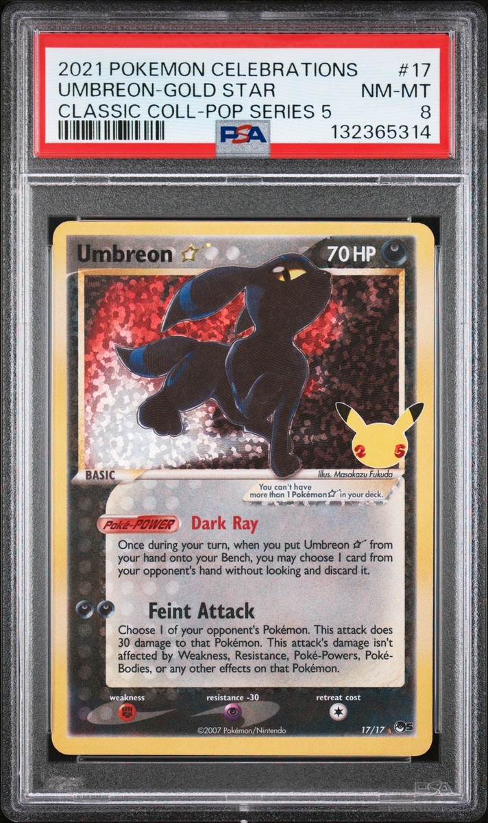 Umbreon Star 17/17 Celebrations: Classic Collection Holo for sale