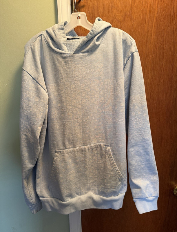 Talentless Blue heavyweight Pullover Hoodie Fleece w/ Pockets Women's Size L