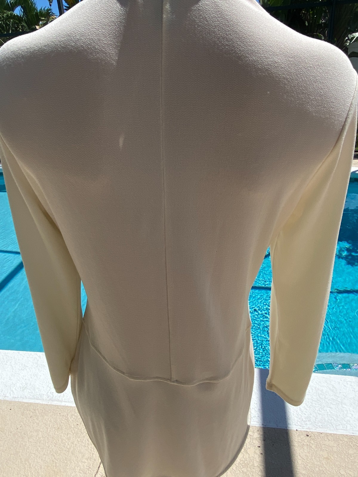 Ralph Lauren Ivory long sleeve tunic Top women Blouse S Small thumbnail 4