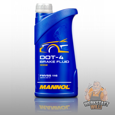 1L LITER MANNOL BREMSFLÜSSIGKEIT DOT-4 BRAKE FLUID | 1L DOT 4