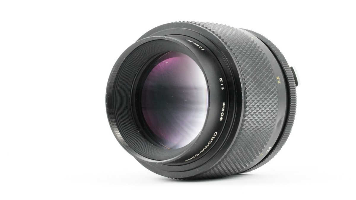 ■美品■OLYMPUS ZUIKO AUTO-MACRO 90mm F2 Olympus OM System Zuiko AUTO MACRO 90mm f/2 MF Lens From JAPAN