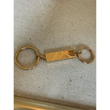 Vintage Gold Men's Double Ring Key Holder valet key