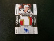 2018/19 Upper Deck The Cup Henrik Borgstrom Auto Rookie Patch Card /95. rookie card picture