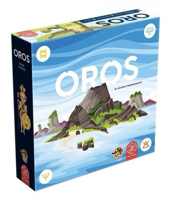 OROS Board Game - Tile-Colliding Strategy Game with Volcano Eruptions NIB