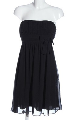 MARIE LUND schulterfreies Kleid Damen Kleid Gr. DE 34 schwarz Casual-Look