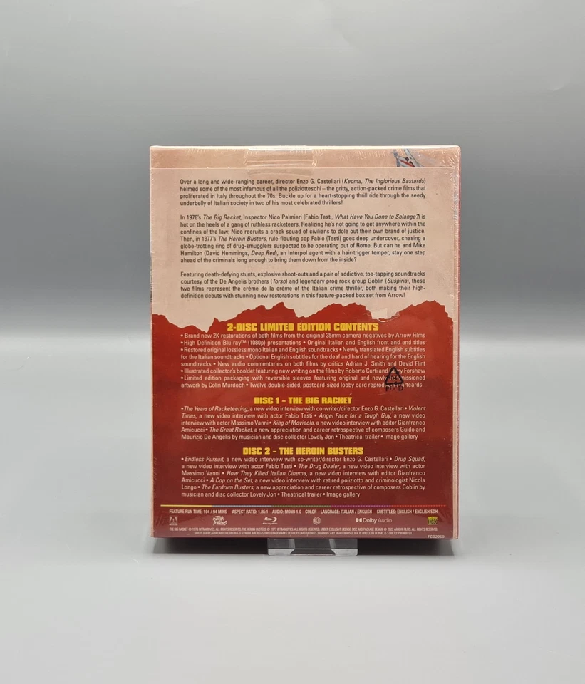 Arrow Video Rogue Cops & Racketeers Limited Edition Blu Ray Boxset New Sealed - Image 2 of 4