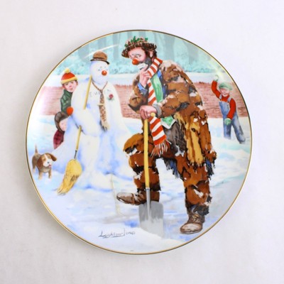 Dave Grossman Sammler-Teller '' Emmett der Schneemann KELLY Clown Weihnachten