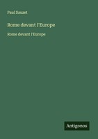 Paul Sauzet | Rome Devant L'europe | Taschenbuch | FranzöSisch (2025)