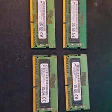 Micron 32GB (4x8GB) DDR4 SO-DIMM PC4-3200AA Non-ECC MTA4ATF1G64HZ