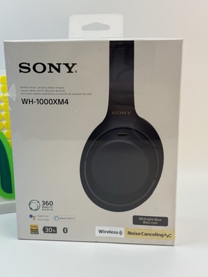 SONY WH-1000XM4 ネイビー 美品 Sony WH-1000XM4 Premium Wireless Noise Canceling Headphones