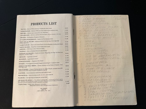 TSR Basic D&D Supplement #3 - Eldritch Wizardry 1st / 1st 1976 Fair AF2 (c) - Picture 5 of 5