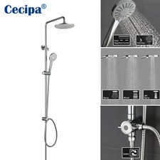 Duschsystem Regendusche mit Handbrause Massage Duschpaneel Duschset Edelstahl