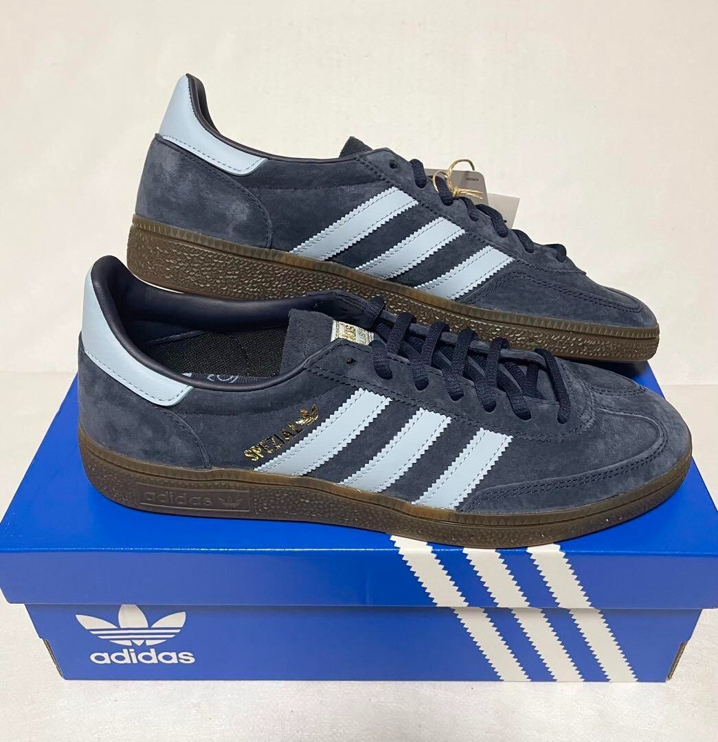 靴 Handball Spezial College Navy/Clear Sky\" adidas Handball Spezial - Collegiate Navy / Clear Sky / Gum