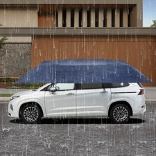 Car Sun Shade Umbrella Cover Tent Car Canopy Cover Car Awning Cover 4.6*2.3m