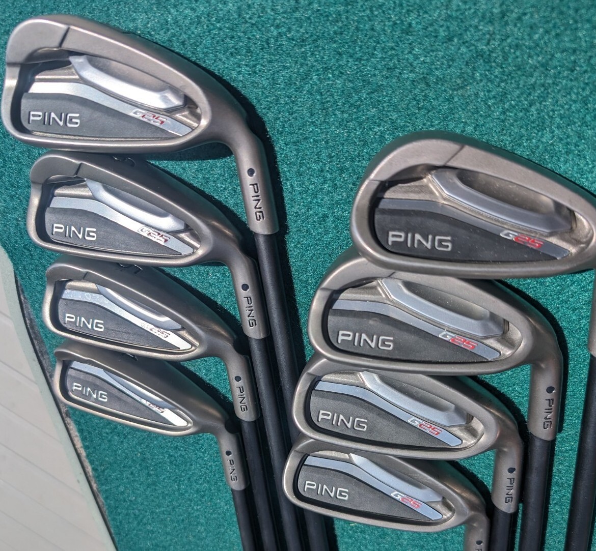 ping g25 iron set black dot eBay