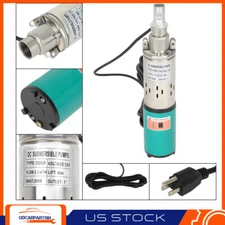 58Psi 12V Solar Submersible Water Pump 200w Stainless Steel Deep Well Green