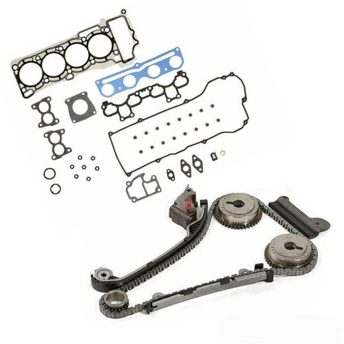 Fit 0003 Nissan Sentra 1.8L QG18DE DOHC TIMING CHAIN KIT & HEAD GASKET