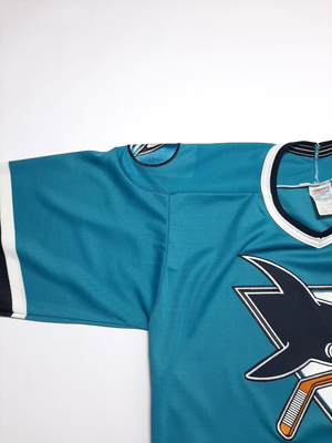 Maillot Vintage San Jose Sharks Années 90 - CCM, Taille XL, LNH, Occasion Rare