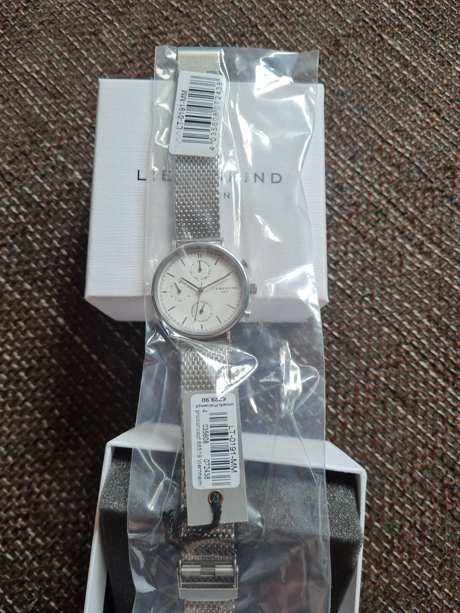 Liebeskind Berlin Damenuhr Armbanduhr Chronograph Silber neu