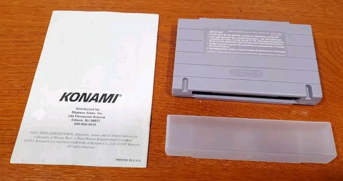 Tiny Toon Adventures: Buster Busts Loose With Manual (SNES, 1992) TESTED - Picture 2 of 3