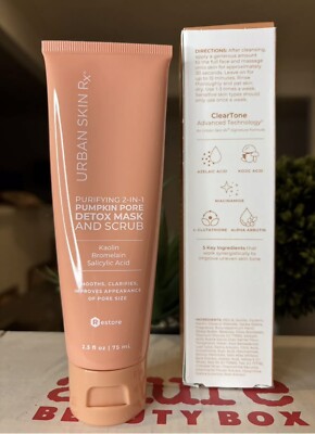 Urban Skin Rex Purifying 2 In 1 Pumpkin Pore Detox Mask And Scrub
