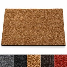 Kokosmatte wunschmaß natur u. schwarz 17,24 und 30 mm Türmatte Schmutzfangmatte