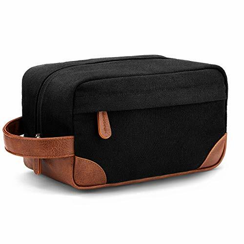 Water-Resistant Hanging Toiletry Bag for Men - Durable Canvas Shaving Dopp Kit-image