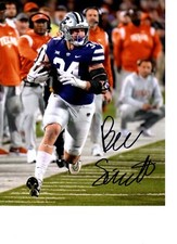 BEN SINNOTT KANSAS STATE WILDCATS SIGNED 8X10 PHOTO W/COA #1