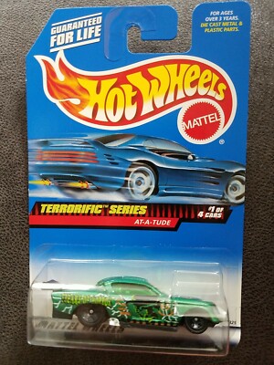 Hot Wheels Terrific Series #1/4 At-A-Tude Mattel Wheels #977 Freaks of Horror