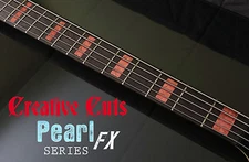 Blocks RED PEARL Fret Marker block Inlay Sticker Decals for 5 STRING BASS Guitar