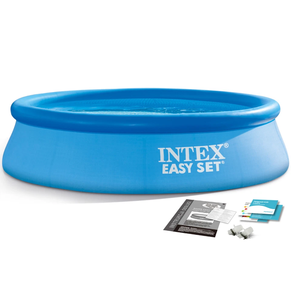 INTEX Quick Up Pool Gartenpool EeasySet Schwimmbecken Garten rund 244x61 cm - Bild 4 von 4