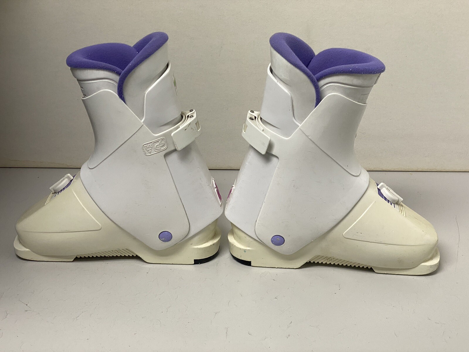 SALOMON Stivali da sci vintage da uomo 250 255 Nordica N357 ingresso posteriore.