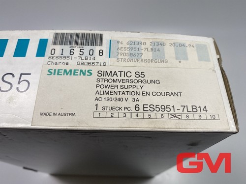 Siemens Stromversorgung 6ES5951-7LB14 Power Supply Simatic S5 E-Stand 07 - 第 2/8 張圖片
