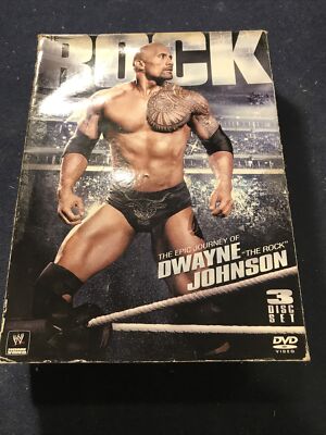 WWE WWF DVDセット　ロック　ハルク　シナ　アンダーテイカーなど THE ROCK: Epic Journey Of Dwayne Johnson 3-Disc WWE Wrestling DVD