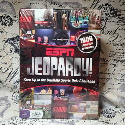 New ESPN Jeopardy Game Sports Quiz Challenge Factory Sealed Pressman 2008 