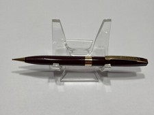 Sheaffer Burgandy and gold filled trim Mechanical Pencil--working --Made in usa