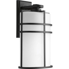 Format 1-Light Textured Black Etched Glass Ou...