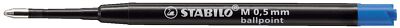 Stabilo  2/041-02 Kugelschreibermine Ballpoint Refill, 0,5 mm, blau
