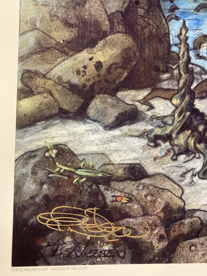 MTG✨Artist Signed CHOKE ART PRINT & CARD✨Tempest NM/M UNCOMMON 1997 NIELSEN Art - Image 2 of 4