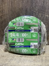Southwire 100' Grey 24 Gauge 4 Wire Riser Cable CAT5e