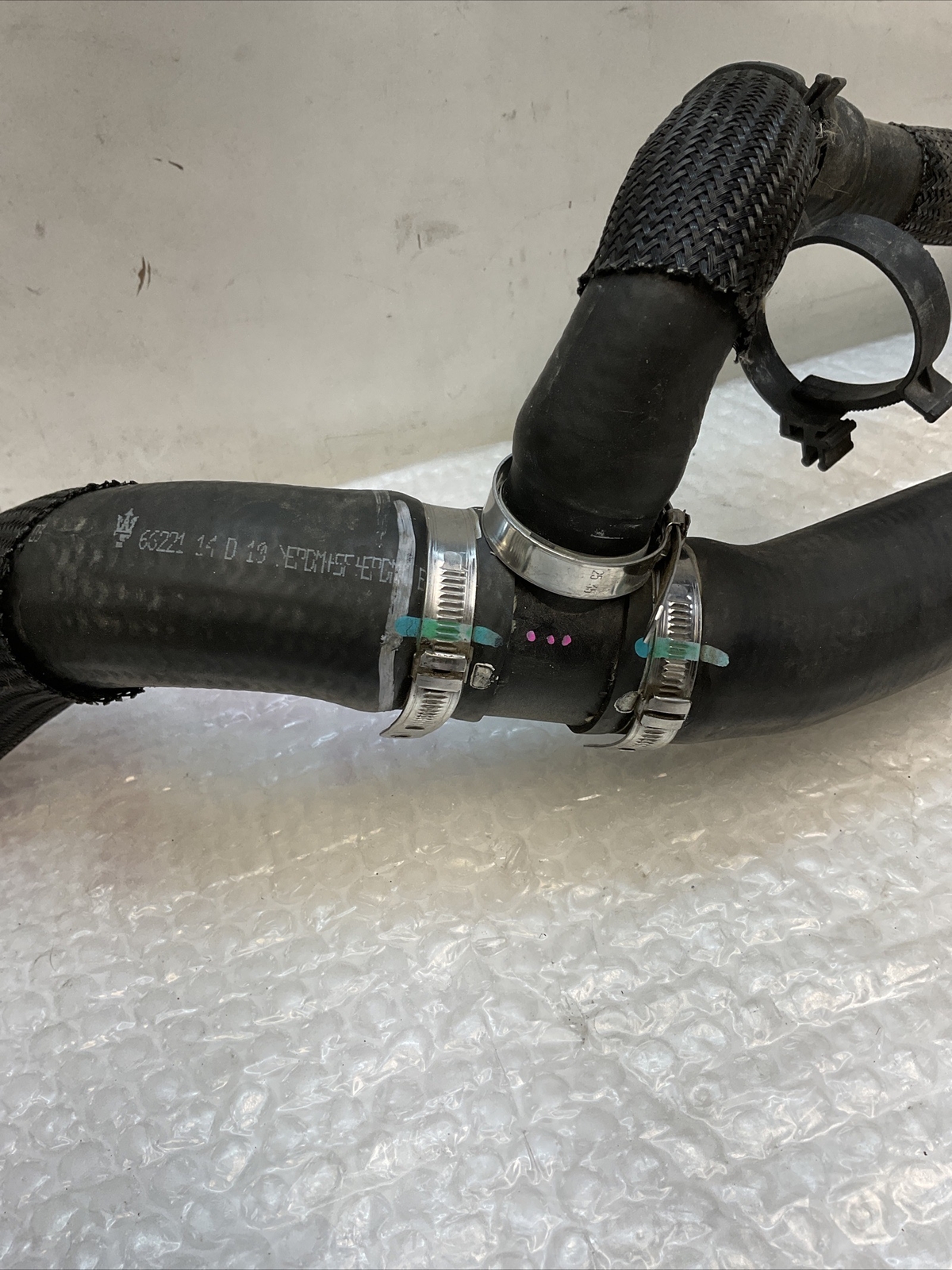 14-19 Maserati Ghibli M157 3.0L Engine Radiator Coolant Hose Pipe OEM