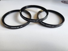 55MM LENS FILTER SET OF 3 SCREW ON ONE OR ALL THREE FOR CLOSE UP PHOTOS