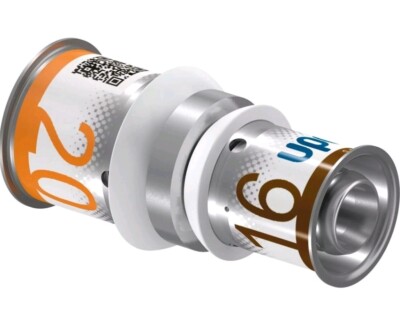 Uponor S-Press Übergang Reduziert 25 x 16 mm | Pressfitting Messing | DR | NEU