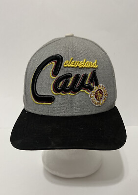 Cleveland Cavaliers HWC New Era 9Fifty Snapback Cap Hat Adult OSFA Gray Rare NBA
