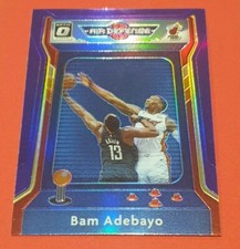 2020-21 Optic Purple Holo Bam Adebayo - AIR DEFENCE - Miami Heat