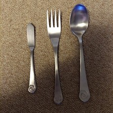 Robert Welch AMMONITE SATIN Three (3) Hostess Serving Pieces