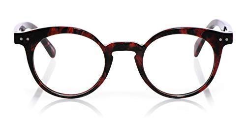 eyebobs Reva Unisex Premium Reading Glasses, Red Multi Front and Temples, 2.00 M - Bild 1 von 1