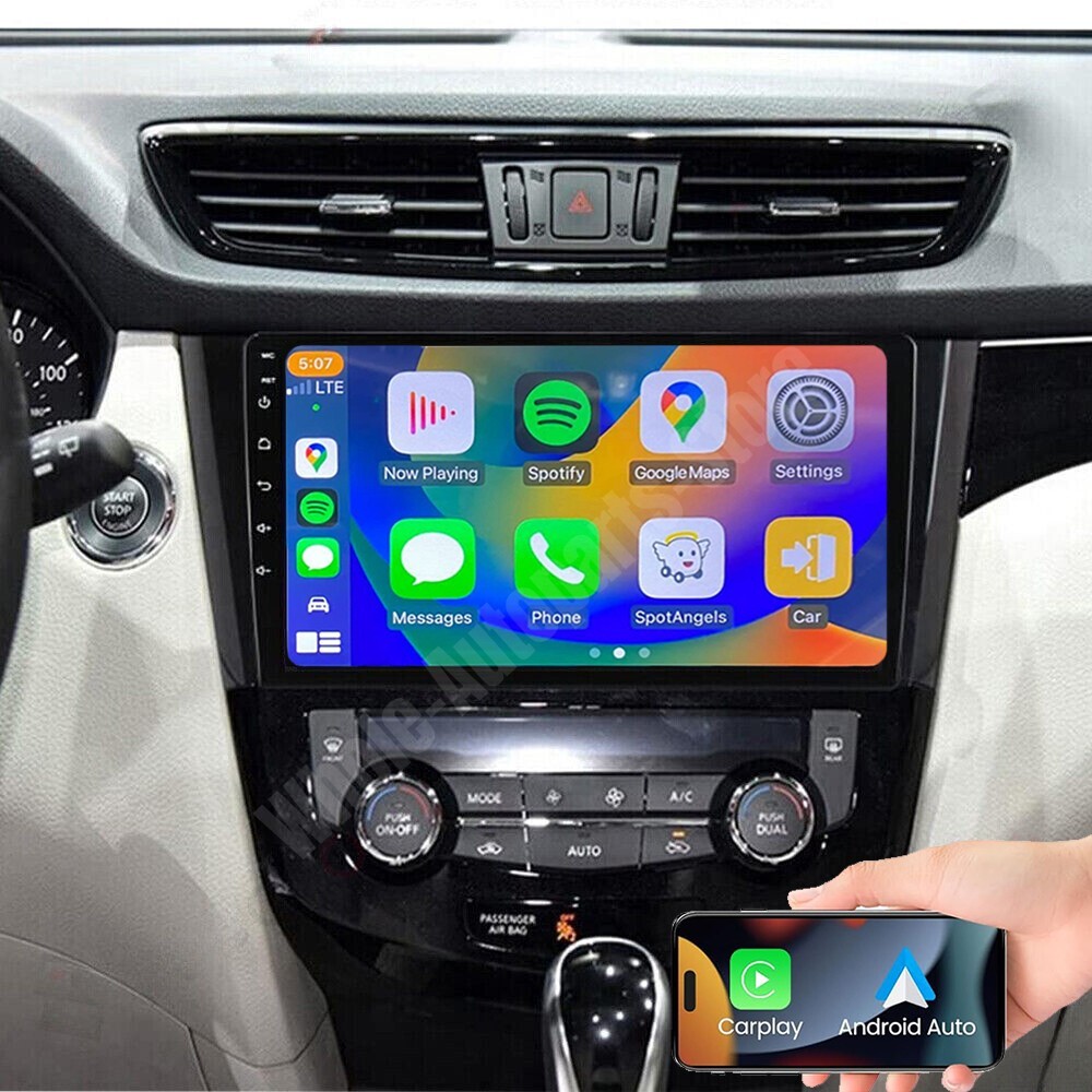 Carplay For Nissan Rogue MK2 X-Trail Qashqai 2014-2018 Android Car